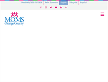 Tablet Screenshot of momsorangecounty.org